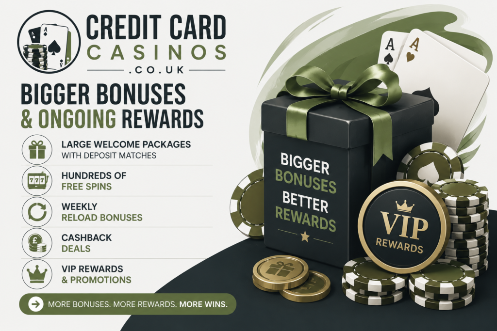 Credit Card Casinos - Bonuses
